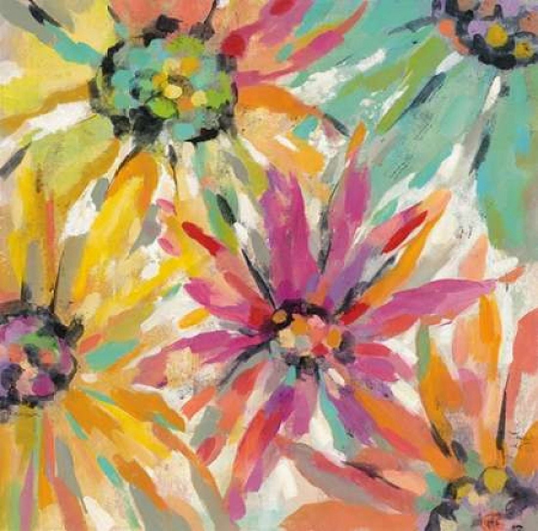 Abstracted Petals II Canvas Art - Silvia Vassileva (24 x 24)