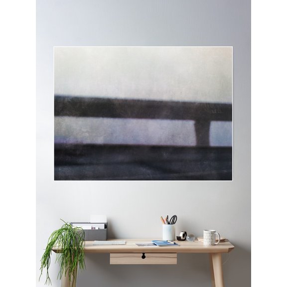 Abstraction Of Empty Roads Poster Wall Art, Modern Wall Decor For Living Room Bedroom, 16x24 UNFRAMED