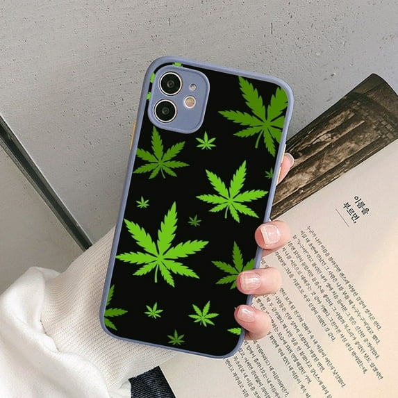 Abstractionism Art high weed Phone Case for iPhone 14 11 12 13 Mini Pro Max 8 7 Plus X XR XS MAX Translucent Matte Cover z4 For iPhone 14 pro