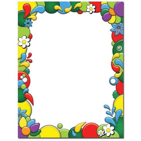 Abstractions Letterhead Printer Paper, 100 Sheets