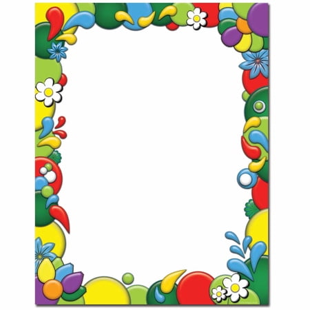 Abstractions Letterhead Printer Paper, 80 Sheets per Pack