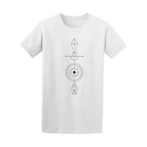 Abtract Geometric Signs T-Shirt Men -Image by Shutterstock, Male x-Large
