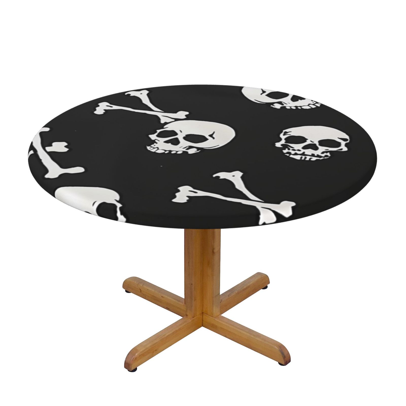 Abtract art of kull Round Picnic Table Cloth, Elastic Waterproof Fitted