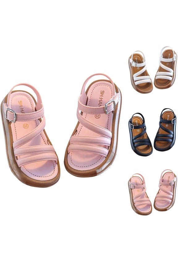 Girl's Children Open Toe Summer Princess Shoes Shoes Versatile Trendy