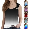 thumbnail image 1 of Abtuhar Summer Tank Tops for Kids Girls Print Spaghetti Strap Crew Neck Tops for 5-14 Years, 1 of 5