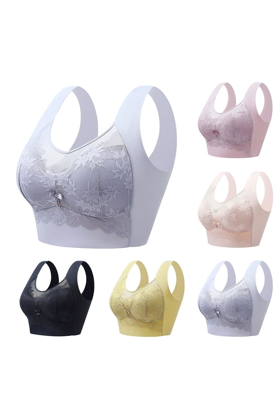 Women Lace Back Support Everyday Bras