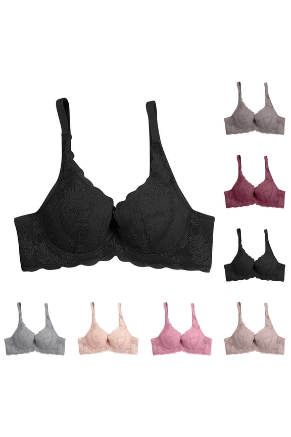 Women Spliced Lace Thin Bras