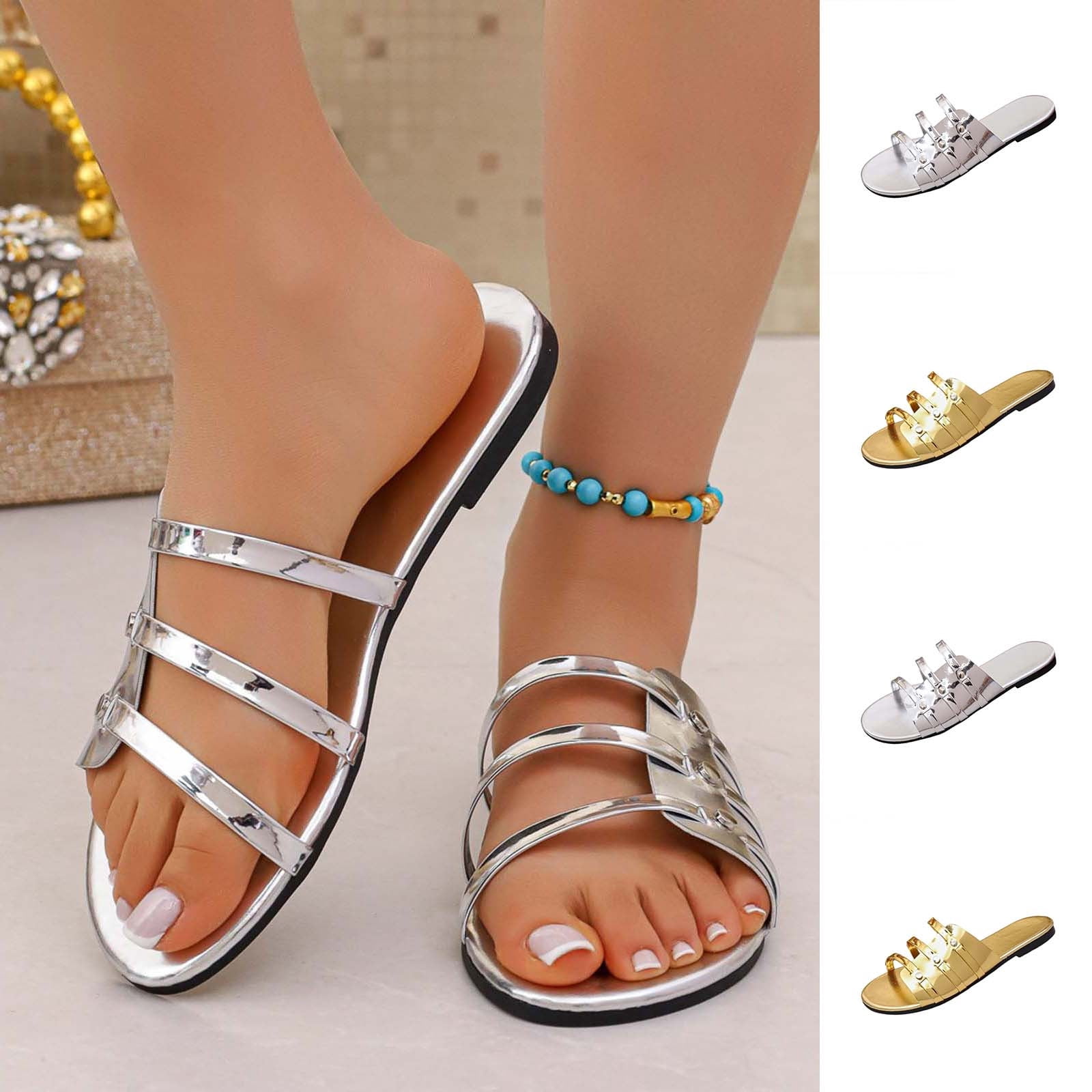 Abtuhar Womens Low Heels Shoes Solid Color Toe Elastic - Walmart.com