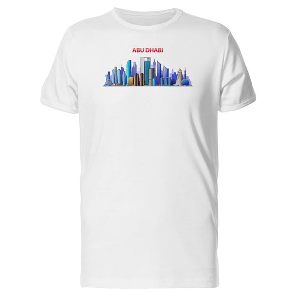 Abu Dhabi City Skyline Tee Men's -Image by Shutterstock