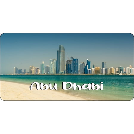 Abu Dhabi Daytime Photo License Plate