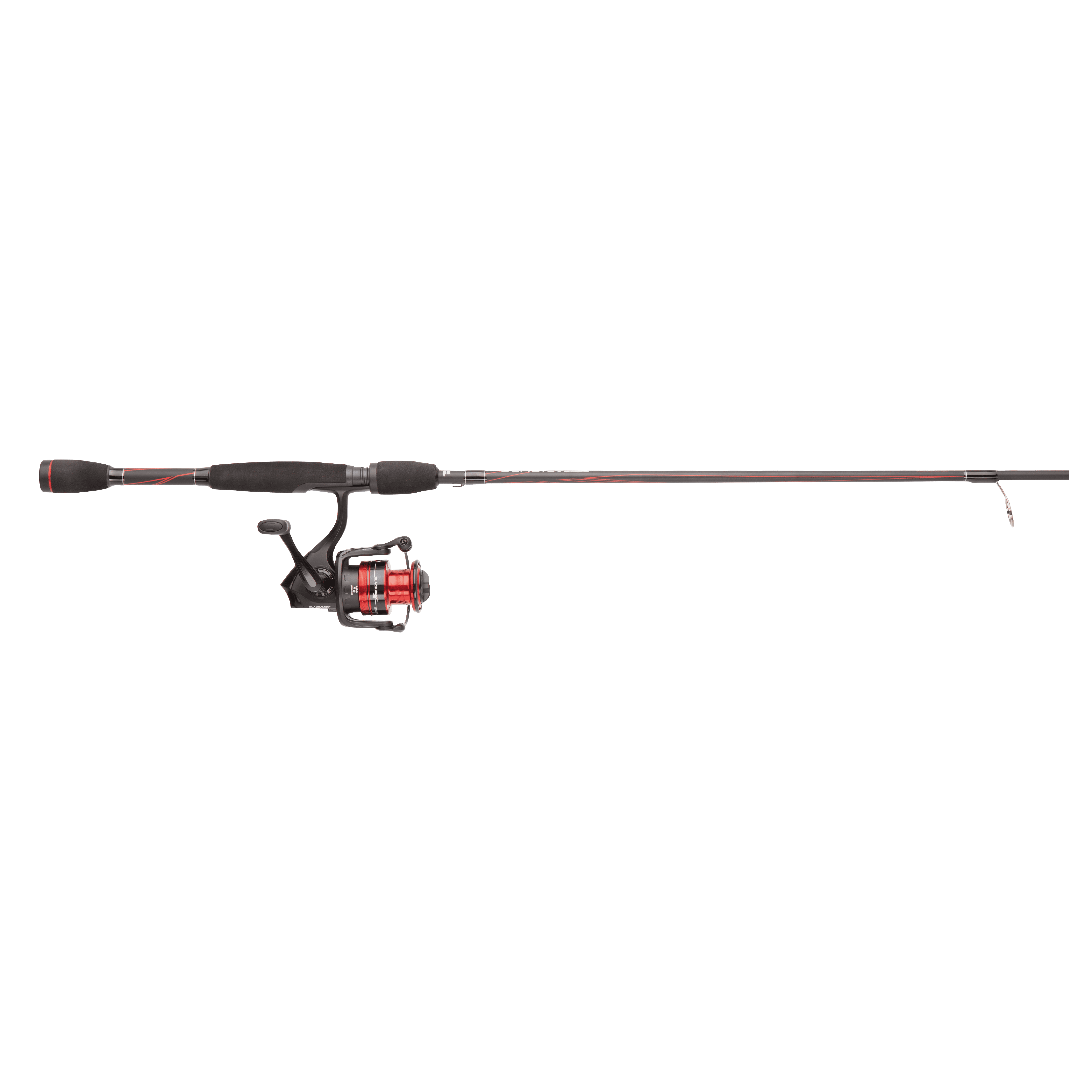 Abu Garcia Black Max Spinning Reel and Fishing Rod Combo, Size: 6'6 inch Large, 1 Piece