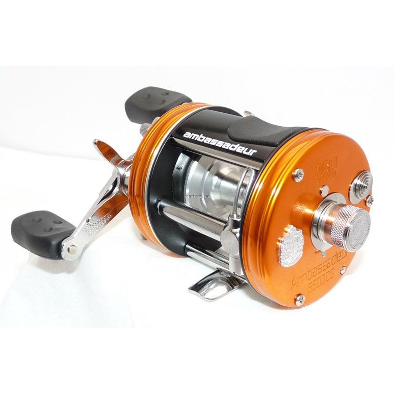Abu Garcia 6500 CS Pro Rocket Plus Sunset Orange Custom Color Reel