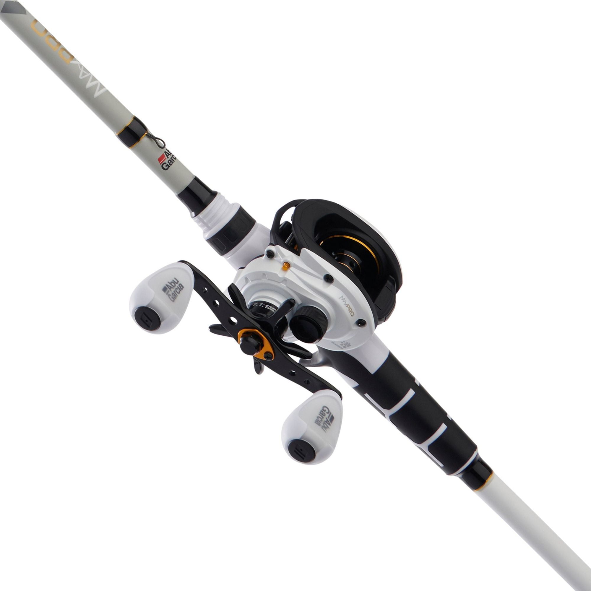 Baticasting Rods Abu Garcia Max Pro 7’ Left Handed Baitcaster Fishing Rod and Reel Combo ...
