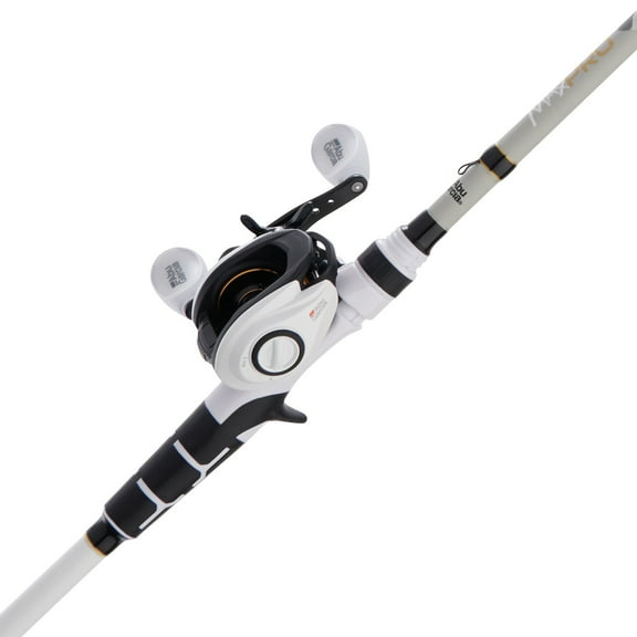 Abu Garcia Max Pro Baitcast Fishing Combo, 7' Medium Heavy Rod, Left Handed Reel