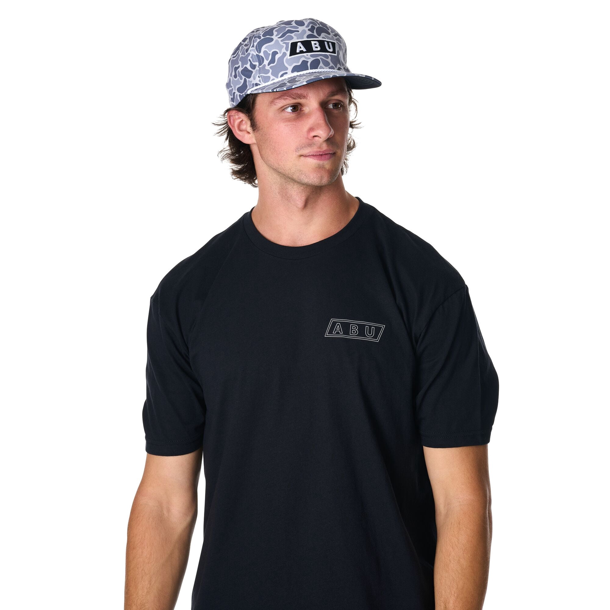 Abu Garcia ABU Double Keyline Tee, Size L (Black)