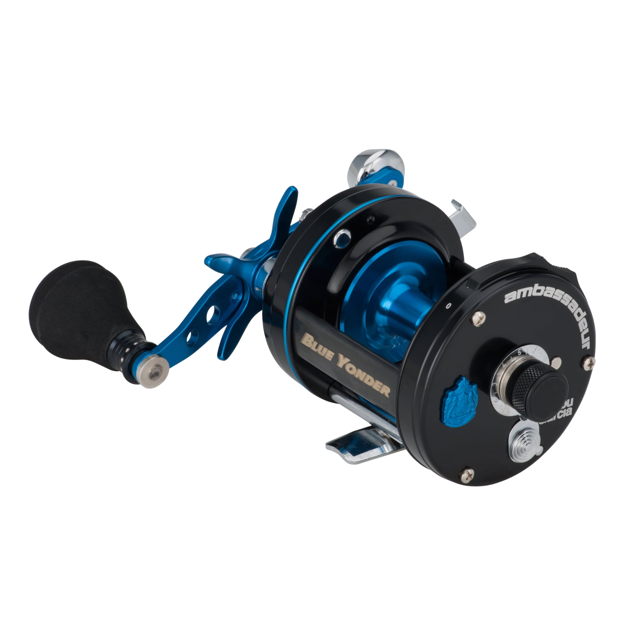 Abu Garcia Ambassadeur Blue Yonder Fishing Baitcast Round