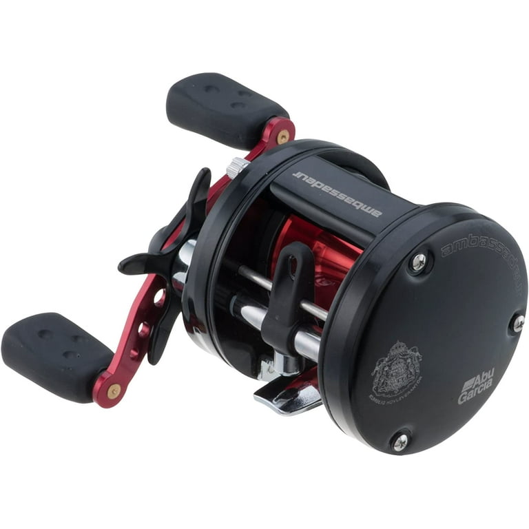 Abu Garcia Ambassadeur STX Round Baitcast Reel, 6600 Size, Durable