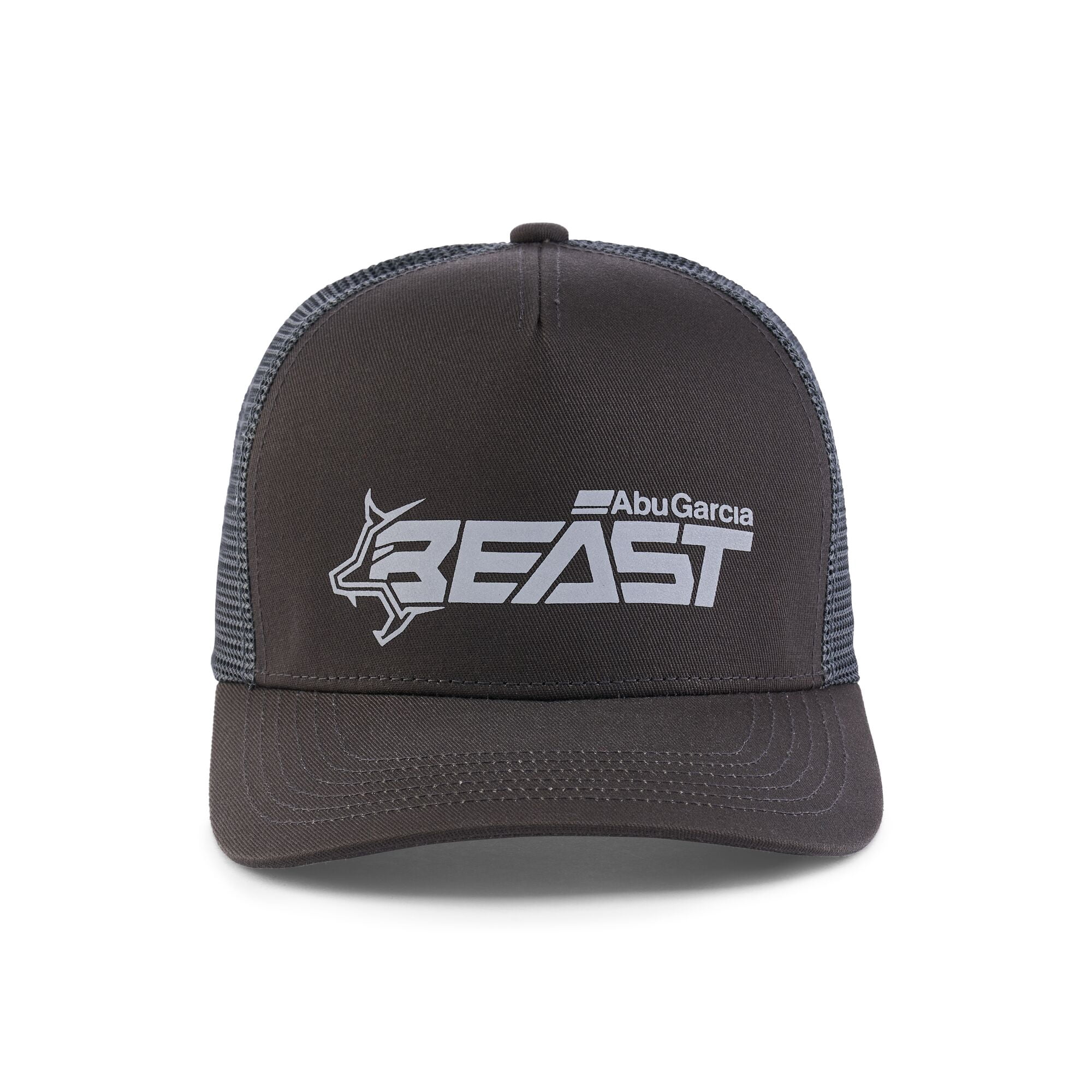 Abu Garcia Beast Beast™ Reflective Logo Trucker Hat, Charcoal