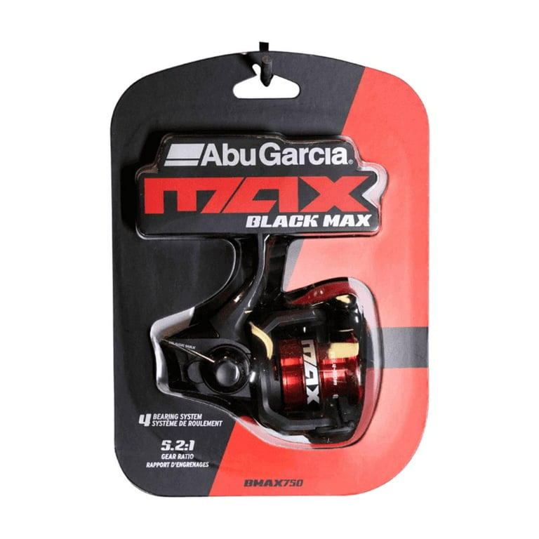 Abu Garcia Black Max Spinning Reel, 750 Size Fishing Reel