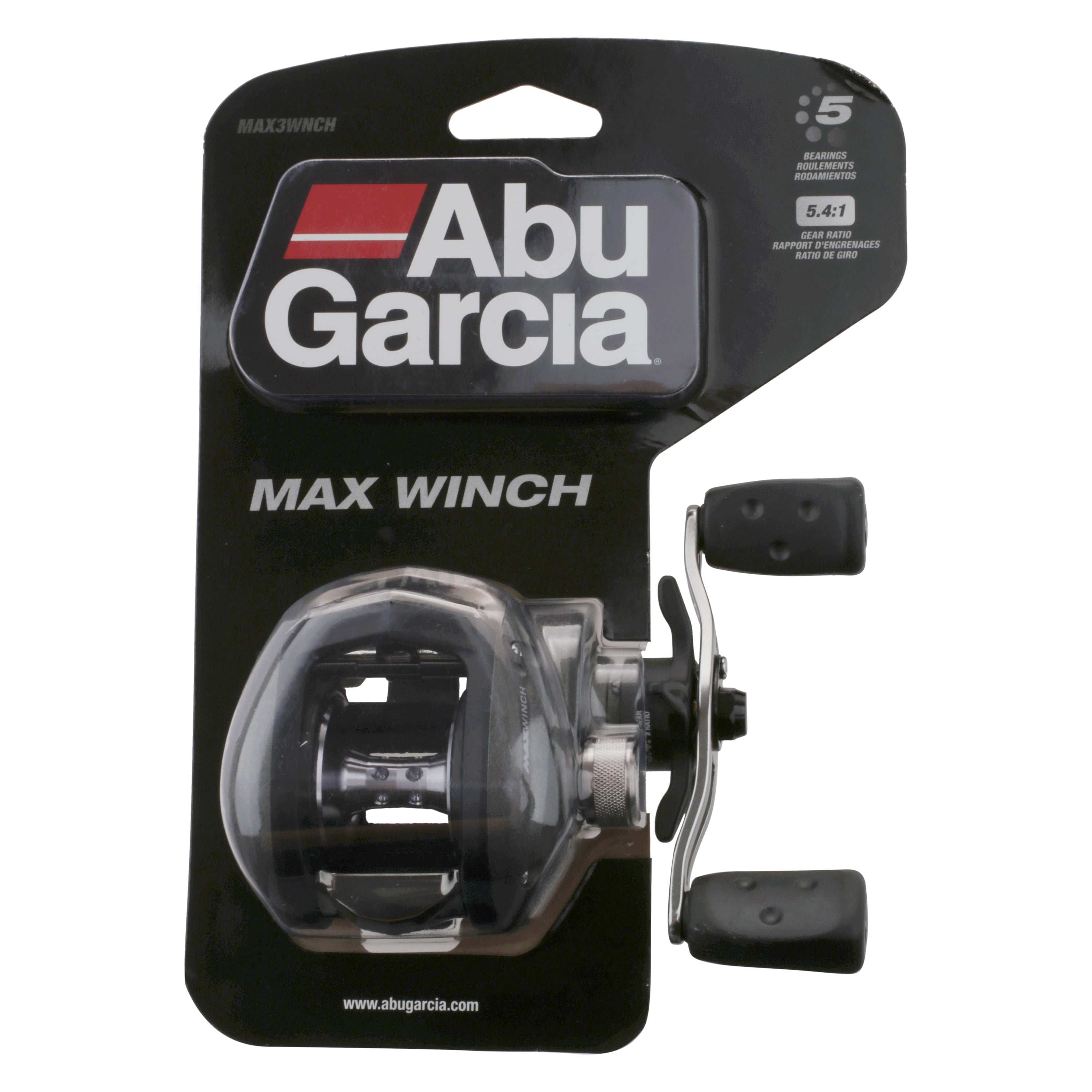 Abu Garcia Black Max Winch Low Profile Baitcast Fishing Reel