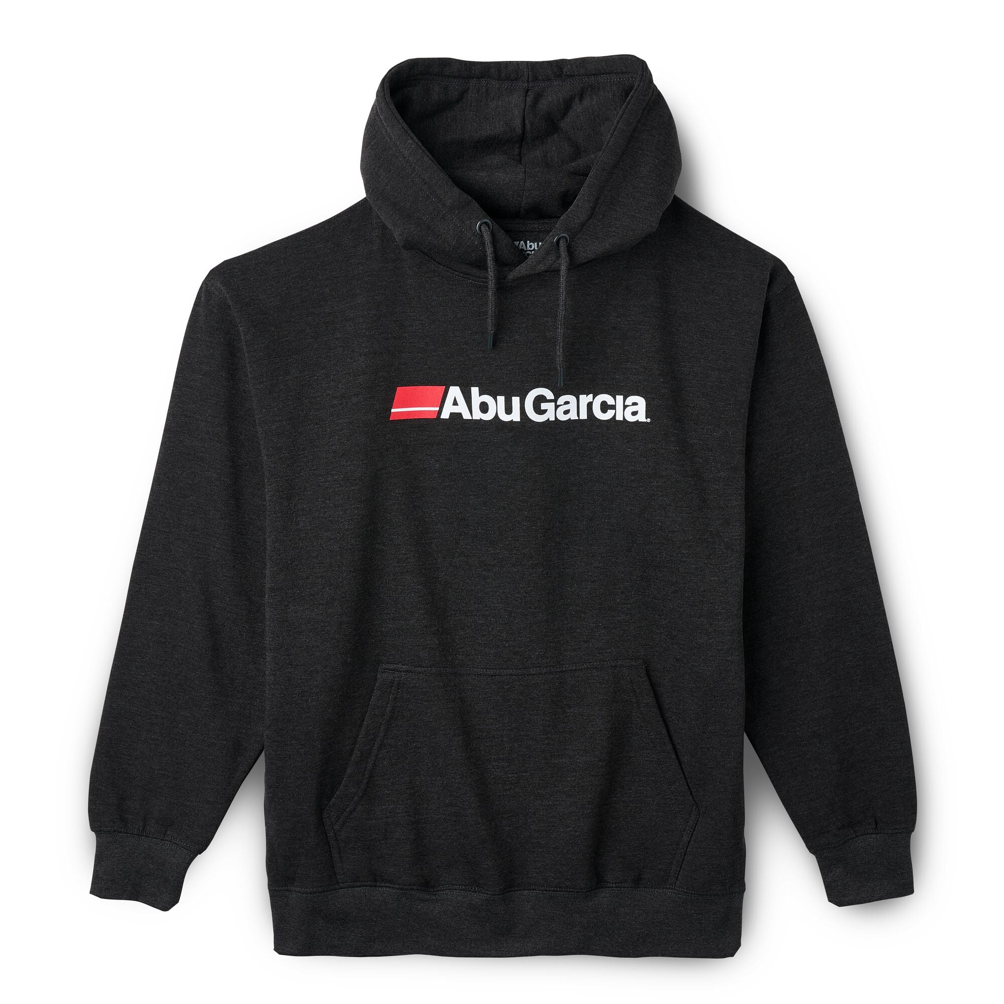 Abu Garcia Front Logo Fleece Pullover Hoodie, Grey, Size M