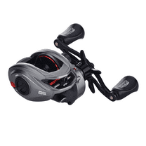 Abu Garcia Max 4 Low Profile Reel, 40LP Size Fishing Reel, Left Hand