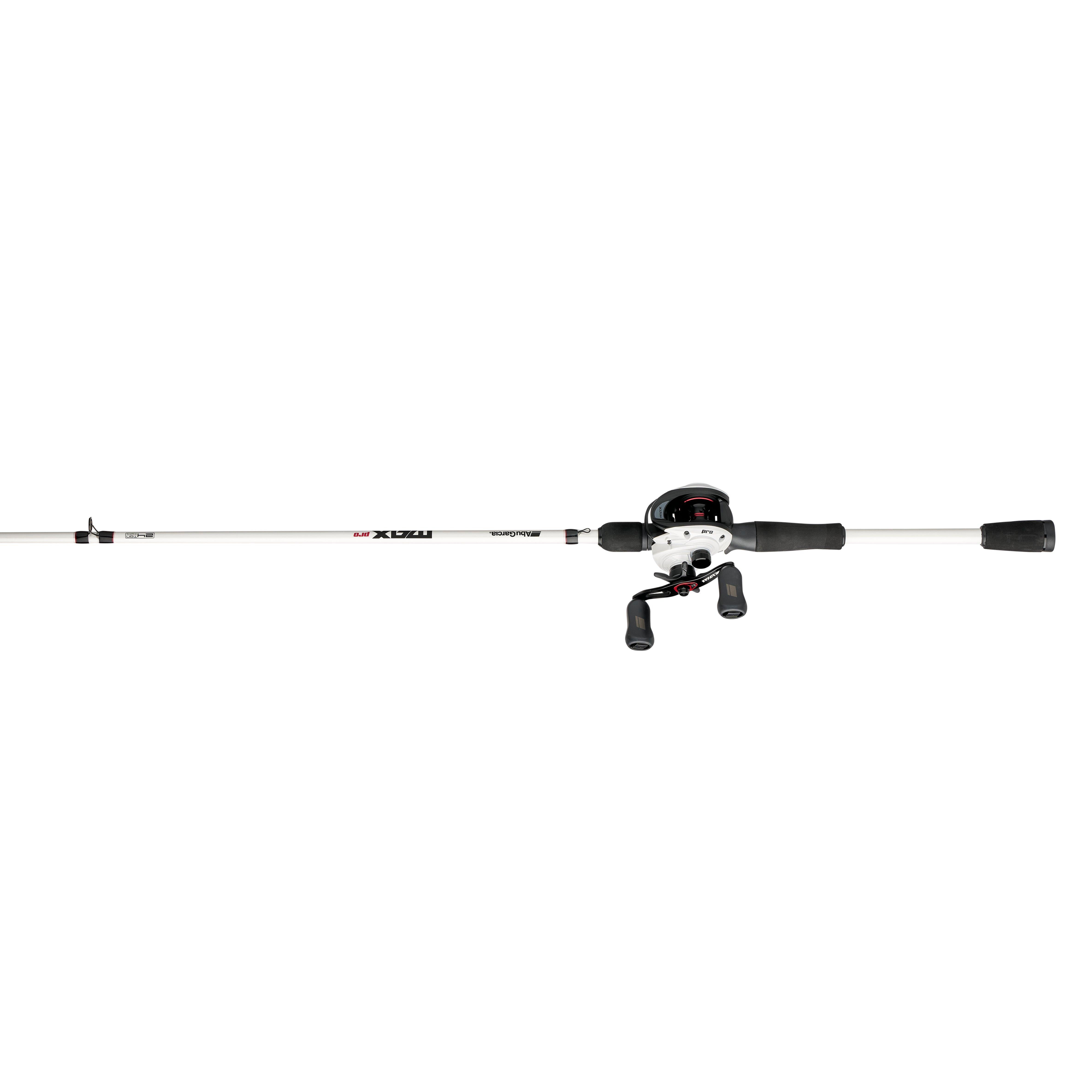 Abu Garcia Max Pro Baitcast Fishing Combo, 7' Medium Heavy Rod, Left-Handed Reel
