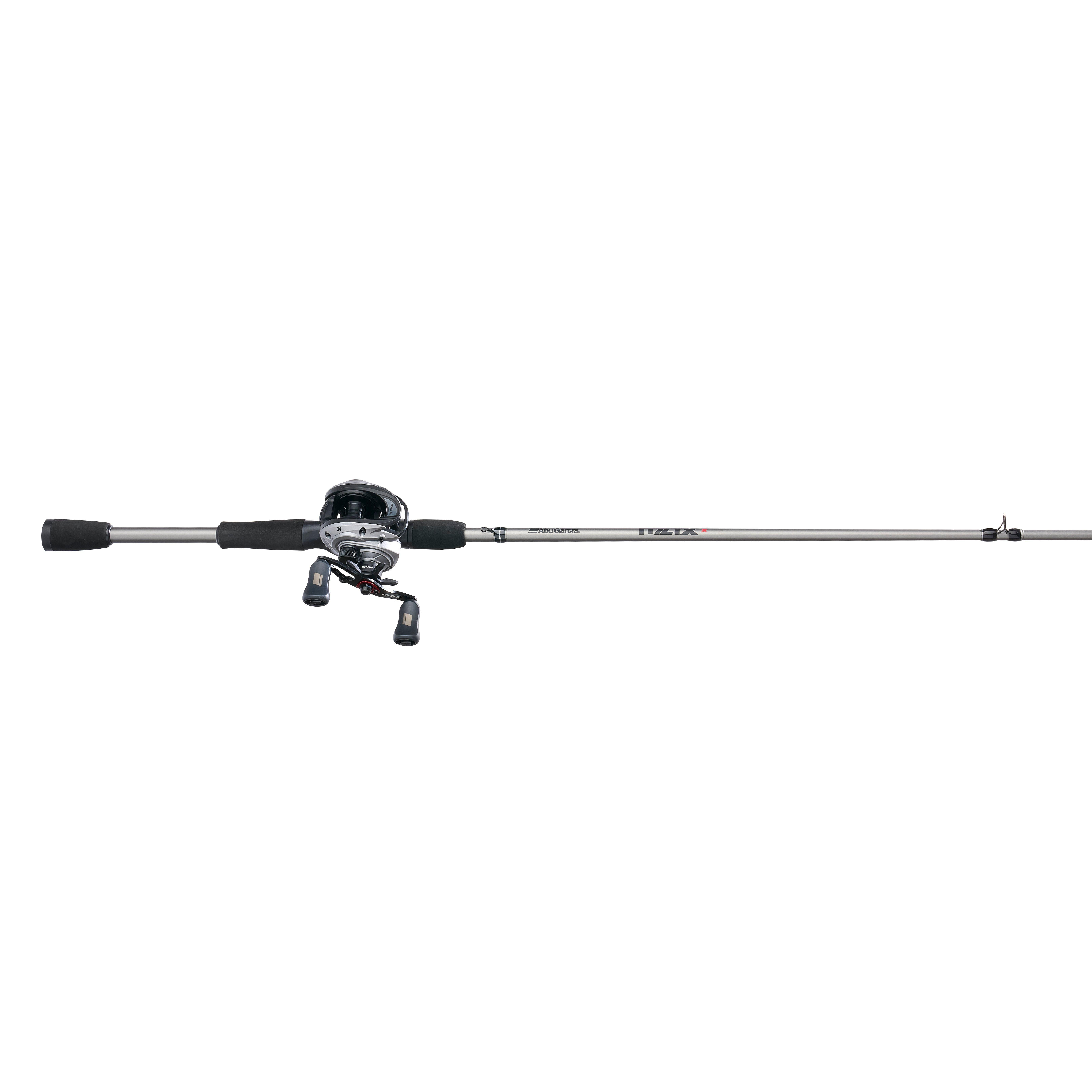 Abu Garcia Max X Baitcast Fishing Combo, 6'6" Medium Rod, Right-Handed Reel