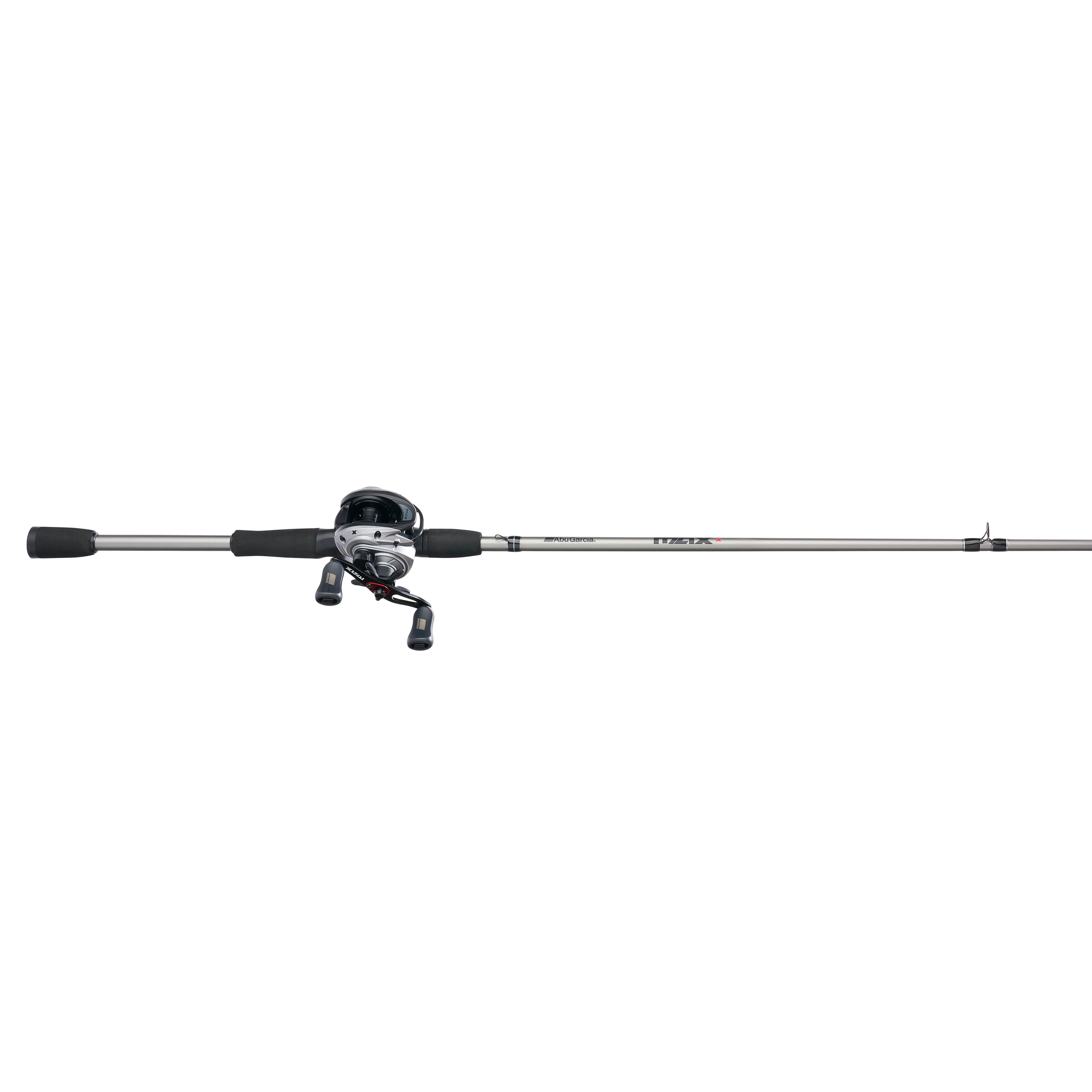 Abu Garcia Max X Baitcast Fishing Combo, 7' Medium Heavy Rod, Left