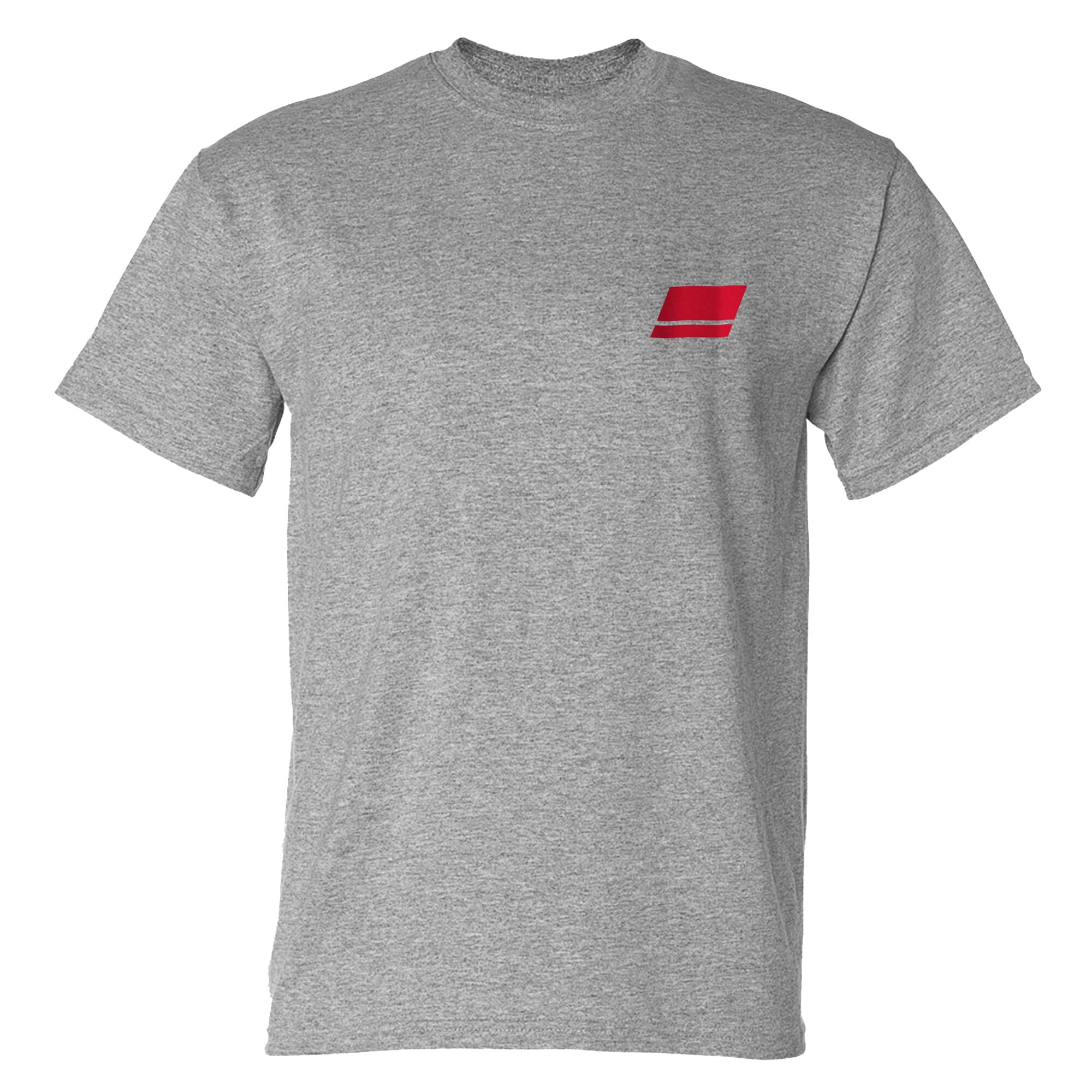 Abu Garcia Patch Logo Short Sleeve T-Shirt, Heather Grey, Size XL