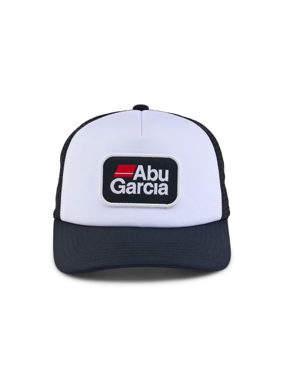 Stacked Logo Foam Trucker Hat, White