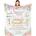 thumbnail image 1 of Abuela Gifts, Abuelita Gifts, Grandma Gifts in Spanish, Regalos para Abuelita Abuela, Gifts for Abuela, Abuela Gifts from Grandchildren, Birthday Gifts for Grandma Throw Blanket 80x60in, 1 of 6