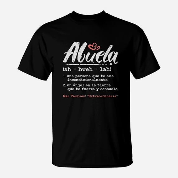 Abuela Mothers Day Gift In Spanish TShirt
