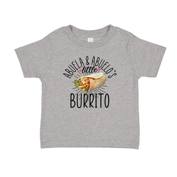 Abuela and Abuelo's Little Burrito Toddler T-Shirt 2T Athletic Heather