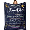 thumbnail image 1 of Abuelita Gifts in Spanish, Regalos para Abuela, Grandma Birthday Gifts 50x60in, Grandma Gifts from Grandchildren, Birthday Gifts for Grandma Unique, Abuelita Gift from Grandaughter Blanket, 1 of 1