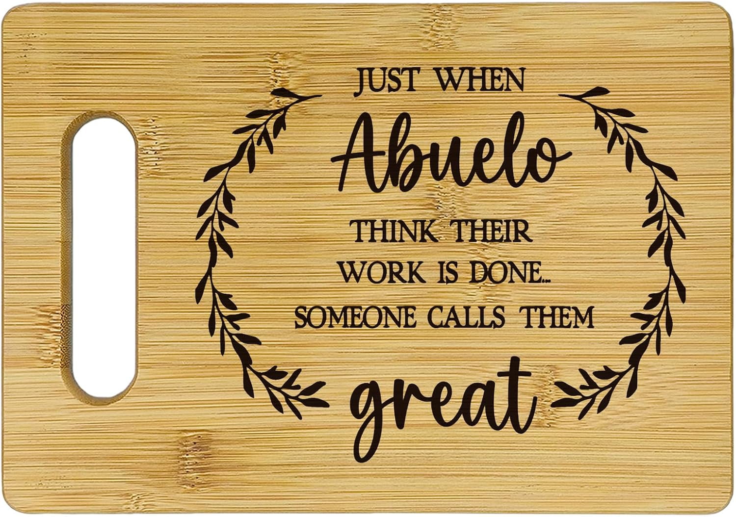 Abuelo Gifts, Abuelo Cutting Boards For Kitchen, Just When Grandmas ...
