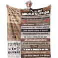 thumbnail image 1 of Abuelo Gifts, Gifts for Abuelo, Grandpa Blanket 50" x 60" in Spanish, Abuelo, Grandpa Gifts, Gifts for Grandpa, Best Grandpa Gifts, Grandpa Birthday Gifts, 1 of 6
