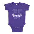 thumbnail image 1 of Abuelo Otra Vez Baby Bodysuit One Piece 12 mo Purple, 1 of 3