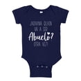 thumbnail image 1 of Abuelo Otra Vez Baby Bodysuit One Piece NB Navy Blue, 1 of 3