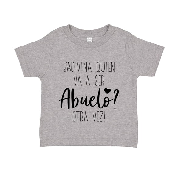 Abuelo Otra Vez Toddler T-Shirt 2T Athletic Heather