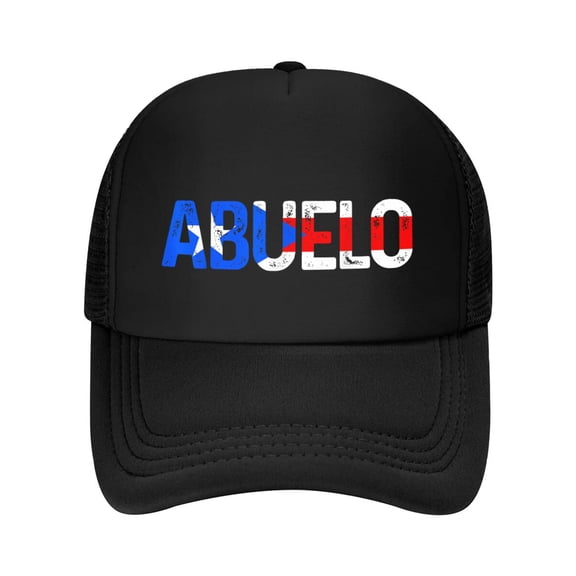 Abuelo Puerto Rico Flag Puerto Rico Fathers Day Gift Baseball Cap
