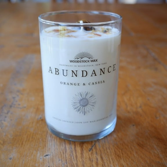 Abundance Scented Jar Candle - Sweet Orange Cassia