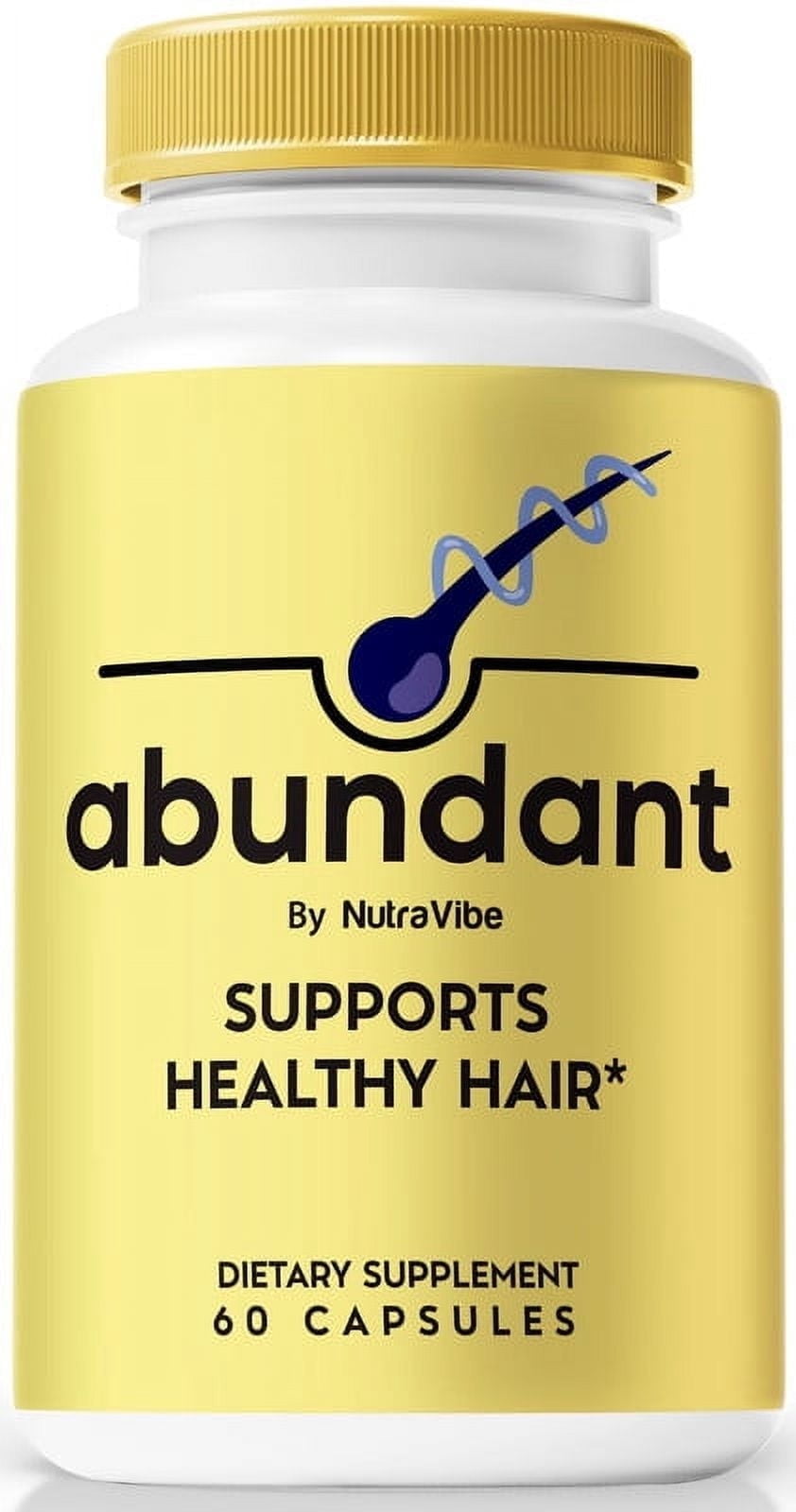 Abundant Capsules, Official Abundant Formula Hair Care Pills for Thicker, Fuller, and Healthier Hair, The Ultimate Hair Revival and Regrowth Solution, Reviews (60 Capsules)