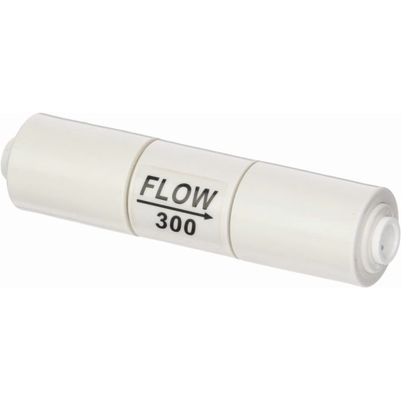 Abundant Flow Water 50IL 50 GPD Flow Restrictor Quick Connect, 420 ml 1/4", White