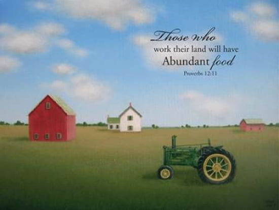 Abundant Food Canvas Art - Sharon France (18 x 24)