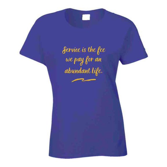 Abundant Life - Inspirational Statement Shirt - Women's