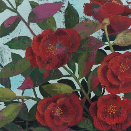 Abundant Roses I Canvas Art - Kathrine Lovell (24 x 24)