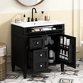 thumbnail image 1 of Abundant Storage & Easy Assembly - 30'' Bathroom Vanity for Quick Setup and Daily Storage, 1 of 6
