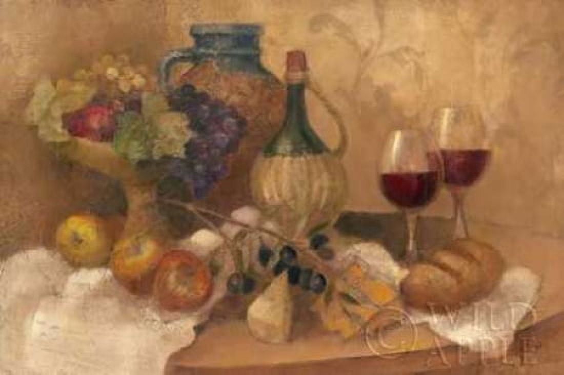 Abundant Table with Pattern Canvas Art - Albena Hristova (24 x 36)