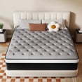 thumbnail image 1 of Abunitt 12 inch Full Mattress Hybrid, Individually Wrapped Coils Medium Firm Mattress in a Box, 1 of 8
